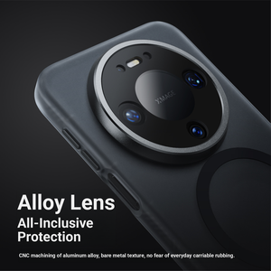 Matte Case with Hall Switch for Huawei Mate 80 Pro Max - Metal Button CNC Camera Cutout Shockproof Anti-Scratch - Product Image 3