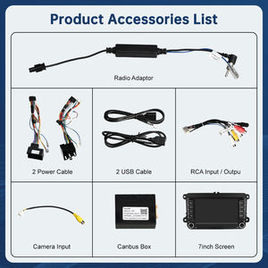 Autoradio 7 pouces Road Top avec Airplay, CarPlay, multimédia, stéréo audio, Android <span class=keywords><strong>Auto</strong></span>, écran Linux pour <span class=keywords><strong>Volkswagen</strong></span>, Seat, Skoda 2003-2015 - Product Image 6