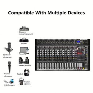 Konsol Mixing GAX-PMX16 dengan 16 efek <span class=keywords><strong>DSP</strong></span> untuk bermain komputer - Product Image 5