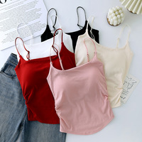 Meilleure vente : Camisole courte plissée à nœud, douce et épicée, pour femme, avec rembourrage intégré, élégante, flatteuse pour la silhouette, polyvalente pour superposition
