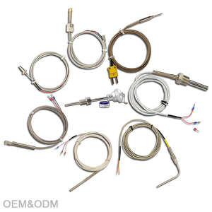 M6 Threaded Bolt k loại vít cặp nhiệt điện 1200C cảm biến nhiệt độ với thép không gỉ che chắn chủ đề cặp nhiệt điện 0.5M 1m - Product Image 6