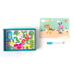 Jeu <span class=keywords><strong>de</strong></span> société personnalisé pour enfants jeux <span class=keywords><strong>de</strong></span> puzzle amusants nouvelle planche à dessin puzzles éducatifs pour enfants apprenant filles garçons <span class=keywords><strong>livre</strong></span> occupé - Product Image 2