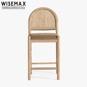 WISEMAX FURNITURE Chaise <span class=keywords><strong>de</strong></span> comptoir <span class=keywords><strong>de</strong></span> cuisine <span class=keywords><strong>de</strong></span> <span class=keywords><strong>style</strong></span> nordique en bois <span class=keywords><strong>de</strong></span> frêne massif Tabourets <span class=keywords><strong>de</strong></span> <span class=keywords><strong>bar</strong></span> en rotin pour restaurant, <span class=keywords><strong>bar</strong></span>, maison et hôtel - Product Image 6