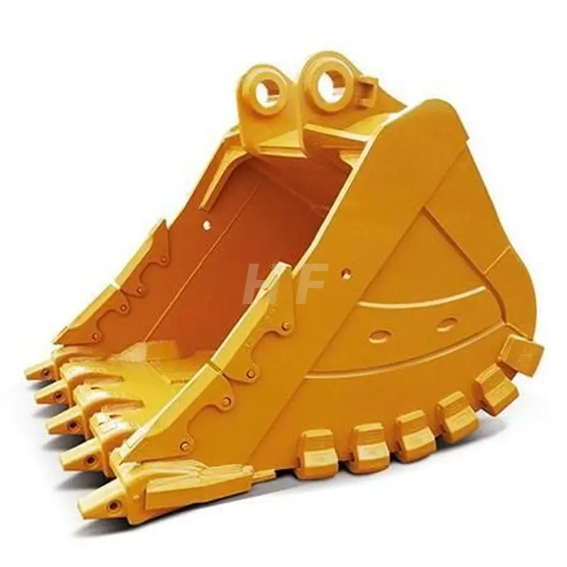 Extreme Duty Hard Stone Heavy Duty Construction Machinery Parts Customized 1.4CBM 1.6CBM 3 CBM Spade Nose Rock Bucket