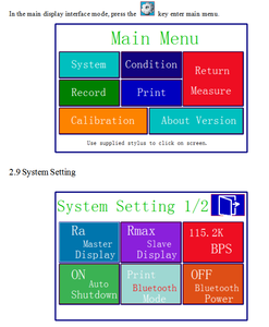 10 yıl üretici WALTER KR310 yüzey pürüzlülüğü ölçer yüzey Roughometer <span class=keywords><strong>Tester</strong></span> - Product Image 3