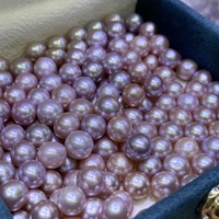 Chine 4A vente en gros 5.5-6mm AAA blanc naturel rond forte lumière perle Akoya d'eau douce pour hommes femmes bijoux