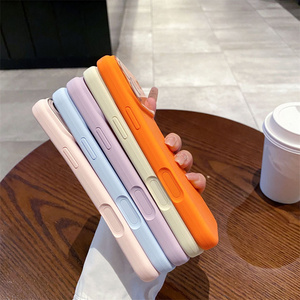 เคสโทรศัพท์มือถือซิลิโคนสำหรับ iPhone 16 15 Pro Max PLUS Ai button เคสเลนส์กล้องกระจกสีดำ - Product Image 5