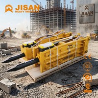 Ciseaux hydrauliques JISAN 140 mm pour excavatrice, brise-roche pour démolition de béton