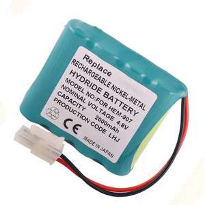 Para la batería <span class=keywords><strong>Omron</strong></span> 48H907N-AU 907. 2. 1 48H907N ANIC0879 48H907N <span class=keywords><strong>HEM</strong></span>-4,8. 2. 2. 2. 2. 2. 2. 2. 2. 2. 2.-2000mAh B11333 NI-MH V mAh - Product Image 2