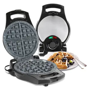 Big Discount Indoor Non-stick Waffle Maker Machine Adjustable Temperature Best Waffle Maker