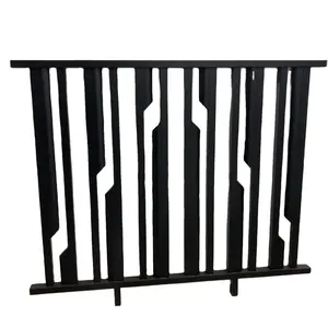 Özelleştirilmiş çit panelleri plastik bahçe çit güvenlik çit toz kaplı High End Metal alüminyum alaşım açık özelleştirilmiş renk