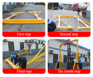 Có thể điều chỉnh nhiệm vụ ánh sáng 1 <span class=keywords><strong>2</strong></span> tấn 3 tấn 5 tấn 10 tấn điện du lịch mini xách tay giàn cần cẩu cho kho - Product Image 4