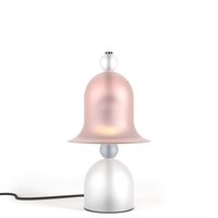 Lampe de table LED moderne en verre givré fait main en forme de cloche pour la maison, la villa, l'hôtel, la chambre à coucher, le salon