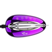 Perceuse à ongles de bureau sans fil à capteur automatique 40000 tr/min Lime à manucure portable avec moteur sans balais