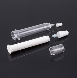 Cosmetic Dual Layer Round Applicator <strong>Container</strong> Syringe Shaped Unique Airless <strong>Injection</strong> 5ml 10ml 15ml 20ml Eye Cream Bottles - Product Image 3