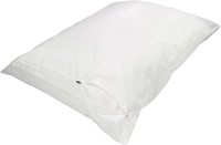 100% housses d'oreiller à glissière en vinyle robuste protecteurs en PVC pour la maison hôtel hôpital motif solide Technique de couture