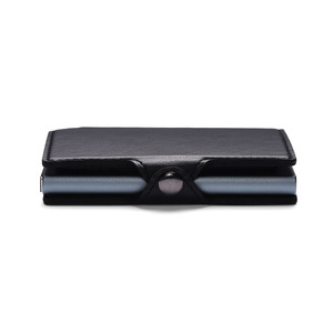 High Quality Crazy Horse Pu Leather Auto-eject Mini Men <b>Smart</b> <b>Wallet</b> Portefeuille Pop-up Aluminum Alloy Anti-theft Popup <b>Wallet</b> - Product Image 6