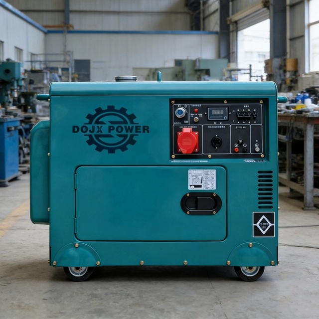 Silent Portable Diesel Generator, Single Phase 220V / Three Phase 380V, ATS Home & Industrial Emergency Backup Power Generator