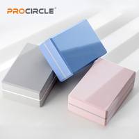ProCircle Free EVA Foam Yoga Blocks Surface douce antidérapante pour la forme physique générale Pilates Stretching Meditation