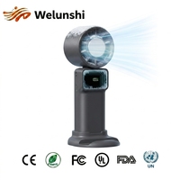 Ventilateur portatif à compresse de glace WLS-1528 OEM Factory, 180 °   Ventilateur pliable, ventilateur rechargeable mini pour FBA