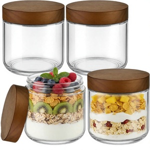 High Quality 1L 2L 4L 6L Thick <b>Glass</b> <b>Food</b> <b>Storage</b> Canister with Microwavable- Lid for Kitchen & Party Use - Product Image 2