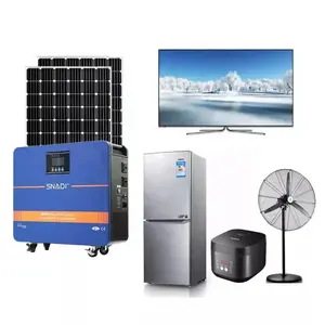 Attery-kit completo de células para el hogar, panel de seguimiento de 10kw y 400W, canal de carga solar PV, sistema de energía de tierra para estacionamiento