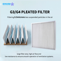 Panneau de pré-filtration standard 20x20x1 à enfiler pour l'entretien des systèmes CVC d'appartement – Filtre à air grossier jetable économique