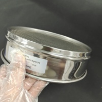 10. Tamis à farine en acier inoxydable de qualité alimentaire de 20, 30, 40 cm de diamètre, tamis d'essai standard, tamis à terre pour laboratoire
