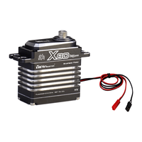 NOUVEAU Yipinservo X80 Servomoteur sans noyau étanche 80 kg de couple 12V Haute Précision Moteur Programmable pour Voiture Télécommandée 1/10 Moule Privé