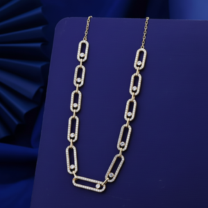 Collar con Colgante de Cadena Dorada de Diseño Premium, Joyería Fina para Mujer, Estilo Elegante - Product Image 2