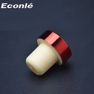 <span class=keywords><strong>Bouchons</strong></span> en T en polymère personnalisés de 22 mm/22,5 mm avec dessus en aluminium anti-effraction pour bouteilles de vin et spiritueux – Vente en gros - Product Image 2