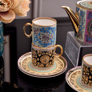 Service de vaisselle de luxe en porcelaine osseuse de haute qualité 58 pièces cadeau d'affaires en céramique vaisselle élégante - Product Image 6