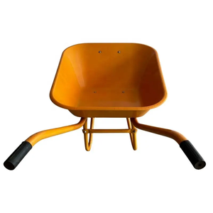 200 किलोग्राम क्षमता भारी ड्यूटी गार्डन डंप कार्ट फार्म उपकरण और उपकरण धातु ट्रे व्हील बैरो - Product Image 5