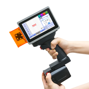 Máquina de marcado láser de mano portátil automática pequeña máquina de marcado y codificación de letras de fibra óptica para plástico - Product Image 1