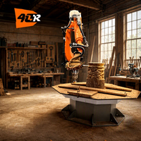 Robot de fraisage 7 axes KUKA KR210 R2700 avec bras robotisé CNC et broche refroidie par air HITECO de 12 kW