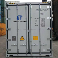 BV Certified 40ft 40RH Thermo King Cold Room Hitachi & Daikin Compresor Usado Refrigerado Congelador Contenedor Reefer para la venta