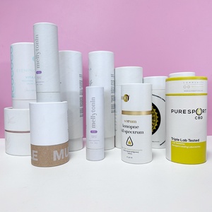 Empty Cosmetic Containers Packaging Cardboard Boxes Tube Box Packaging Kraft Paper Tube Packaging - Product Image 6