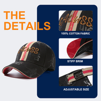 Gorra de Béisbol Personalizada con Bordado 3D, Banda Tejida de Sarga, Diseño Unisex de 6 Paneles, Logotipo Personalizado, Estilo Vintage, Alta Calidad, para Todas las Temporadas