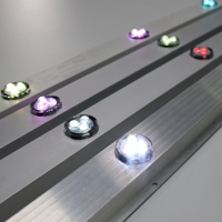 Lampu Titik Pixel LED RGBW Tembaga 12V IP68 untuk Penggunaan Hunian dengan Garansi 2 Tahun