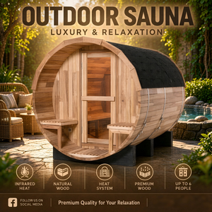 <span class=keywords><strong>Sauna</strong></span> Tradizionale in Legno di Cedro Rosso, <span class=keywords><strong>Sauna</strong></span> Esterna Riscaldata <span class=keywords><strong>a</strong></span> <span class=keywords><strong>Legna</strong></span> con Stufa <span class=keywords><strong>a</strong></span> Canna Fumaria per Hotel e Villa - Product Image 1