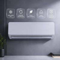 Climatiseurs split muraux T1 R410a SASO, fabrication OEM, pour usage domestique, économie d'énergie, refroidissement.