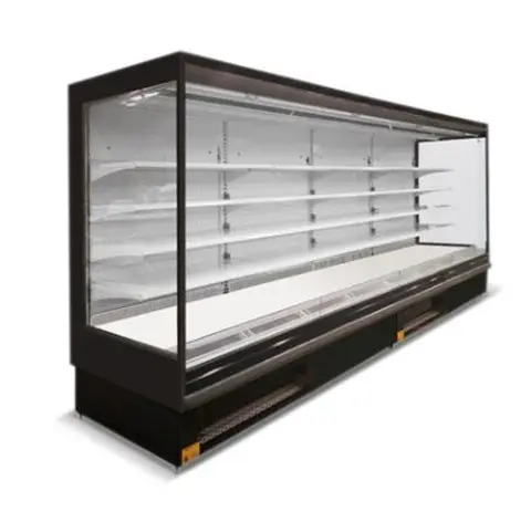 Supermercados comercial frutas e legumes exibição aberta refrigeradores e refrigeradores refrigerador congelador