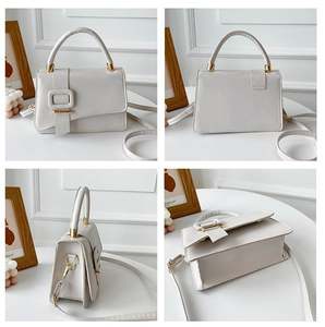 Bolso bandolera de piel sintética para mujer I-0306 con cierre de cremallera, bolso de hombro de lujo ecológico para invierno, otoño y verano. - Product Image 5