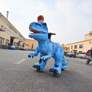 Parc d'attractions Dinosaur World, <span class=keywords><strong>voiture</strong></span> électrique télécommandée animatronique en forme de <span class=keywords><strong>dinosaure</strong></span> pour enfants - Product Image 3