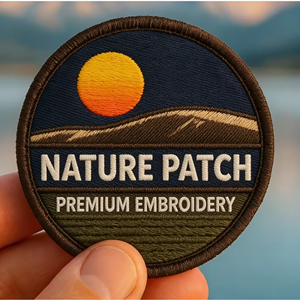 Özel Dokuma Yamalar İnce Kumaş Etiket Giysi Etiketi Yumuşak Dokunuşlu Rozet - Product Image 4