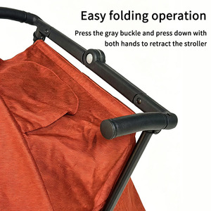 Cochecito de Bebé JXB XF188 Ultraligero, Plegable con una Mano, para Viajes, de 0 a 36 <span class=keywords><strong>Meses</strong></span>, EN1888, OEM, ODM - Product Image 5