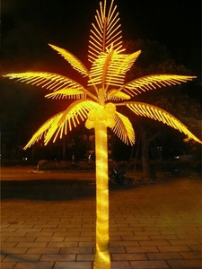 Landscape Lighting Palm <strong>Tree</strong> Lights Outdoor Holiday Lit Palm <strong>LED</strong> <strong>Lighted</strong> <strong>Tree</strong> - Product Image 5