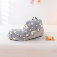Im Dunkeln Leuchtendes Flanell-Fleece Bett-Rückenstützkissen Lesekissen
