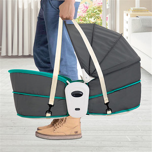 Berceau électrique pliable Mastela pour bébé, en tissu pelucheux à motifs animaliers, berceau apaisant pour nouveau-né, sans phtalates, portable - Product Image 5
