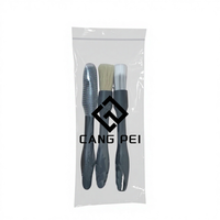 Vente flash : Ensemble de 3 brosses de détaillage automobile, brosse douce pour l'intérieur de la voiture, outil de nettoyage automobile professionnel, brosse multifonction pour les détails